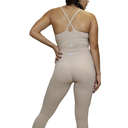 SET UBX FITNESS 2024 LEGGING-BRA BEIGE CLARO