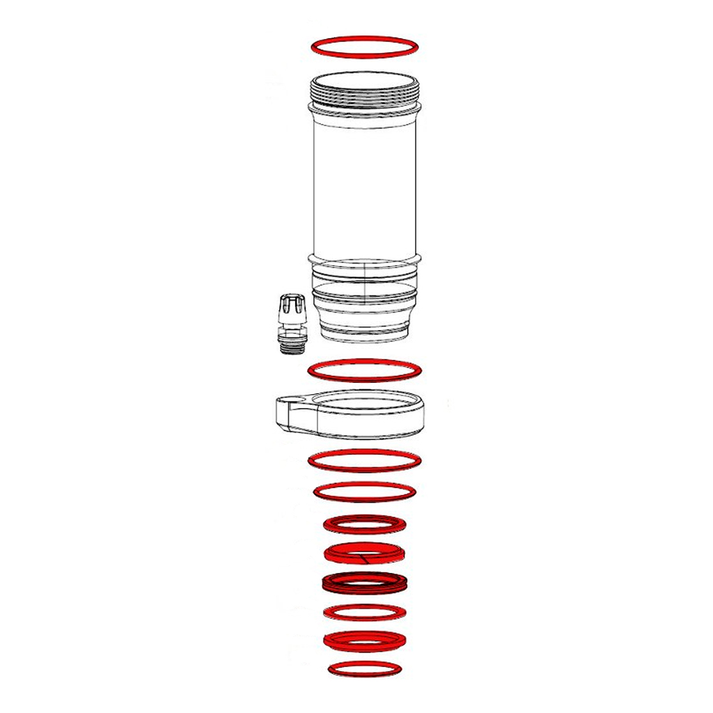 SUBCONJUNTO SPZ SUB ROCKSHOX, MY18 EPIC BRAIN SHOCK, AIR CAN (11.4418.022.000)