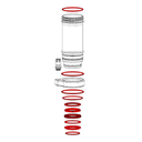 SUBCONJUNTO SPZ SUB ROCKSHOX, MY18 EPIC BRAIN SHOCK, AIR CAN (11.4418.022.000)