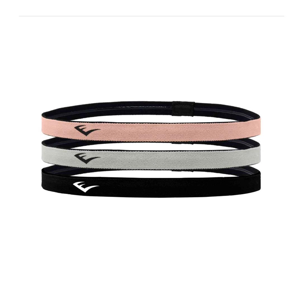 CINTA PARA CABELLO EVERLAST 3 PACK BLACK/PINK/GREY