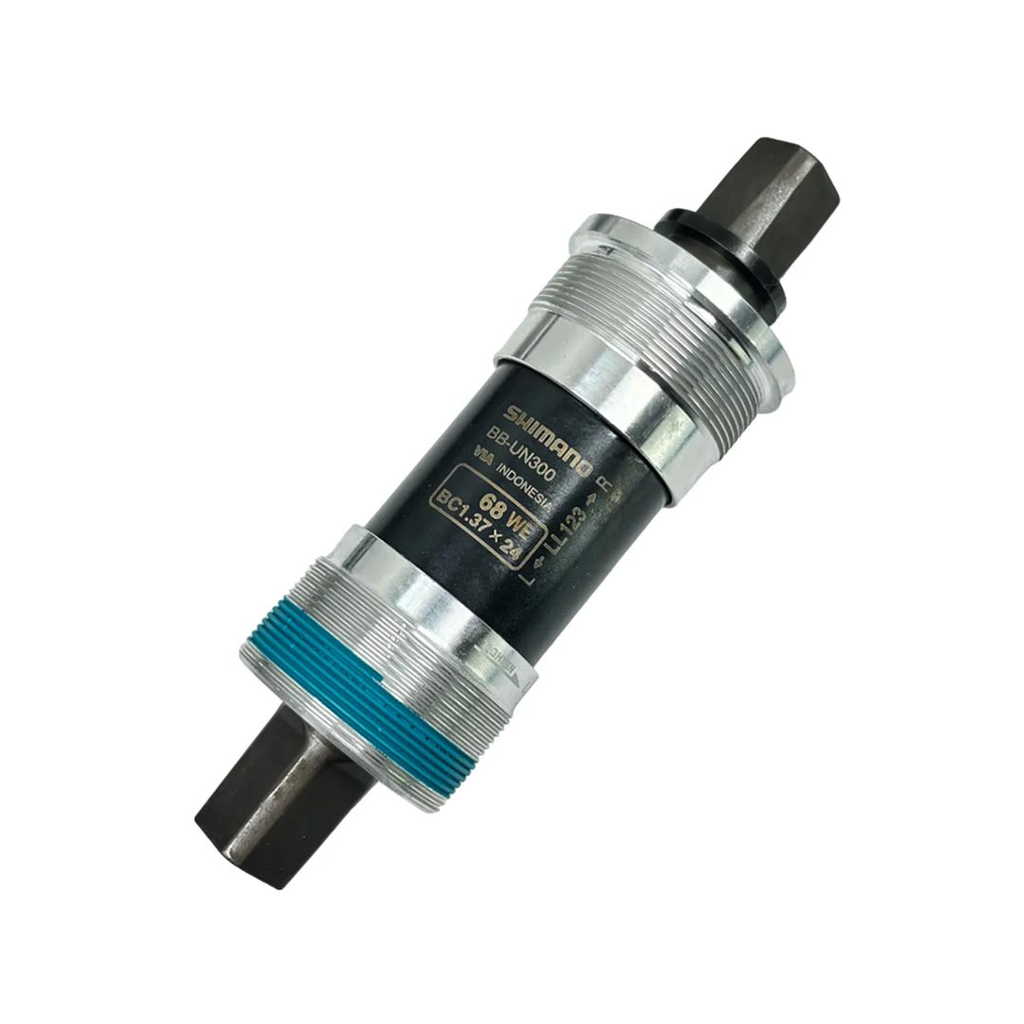 EJE SELLADO SHIMANO BB UN-300 SQUARE-TAPERED, 73MM, INTERNAL BEARINGS, 122.5MM SPINDLE