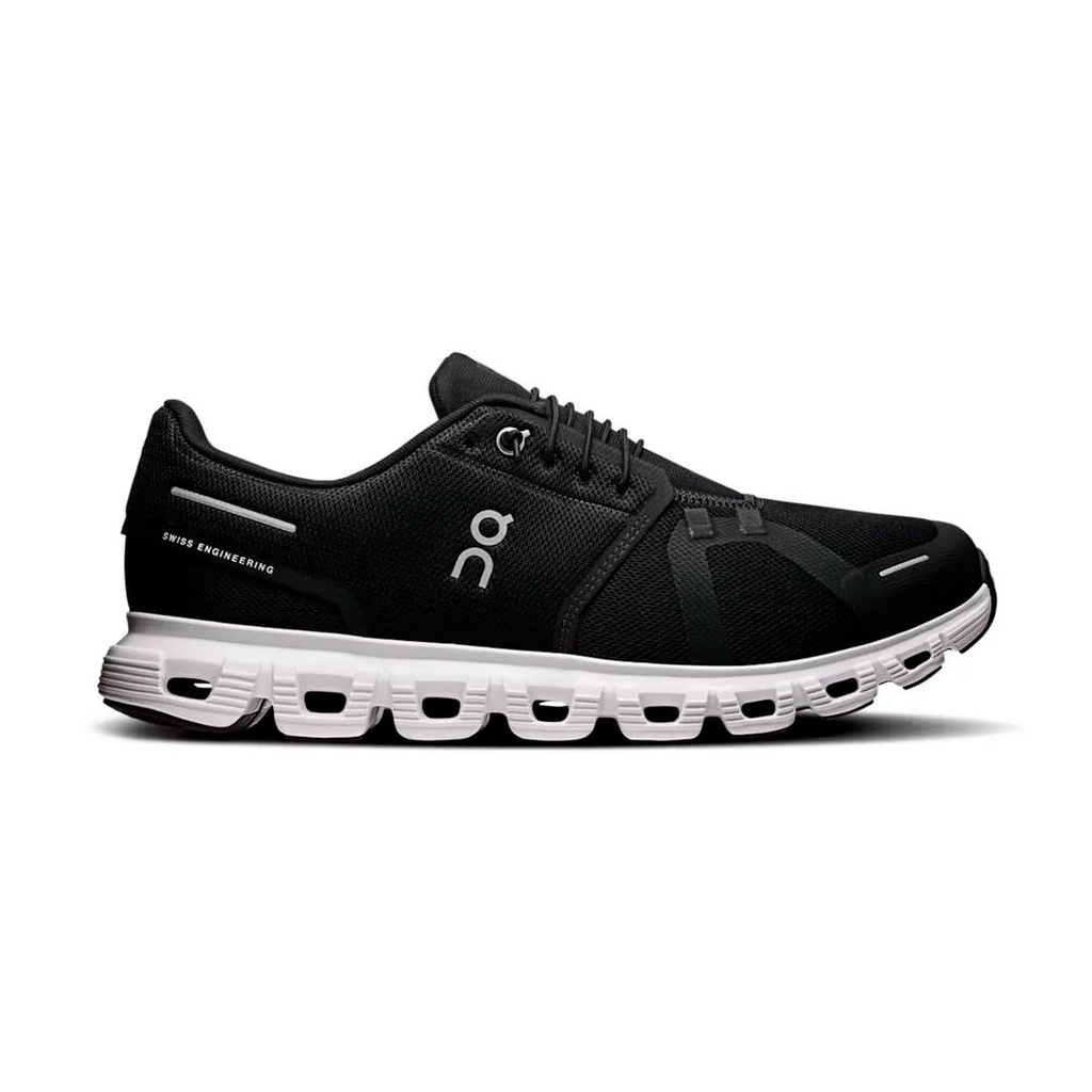 ZAPATO RUNNING ON CLOUD 6 BLACK/WHITE
