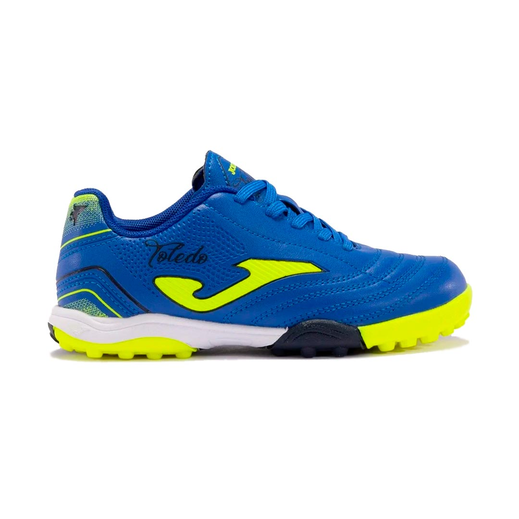 ZAPATO FUTBOL JOMA TOLEDO JR 2404 TURF ROYAL BLUE/YELLOW