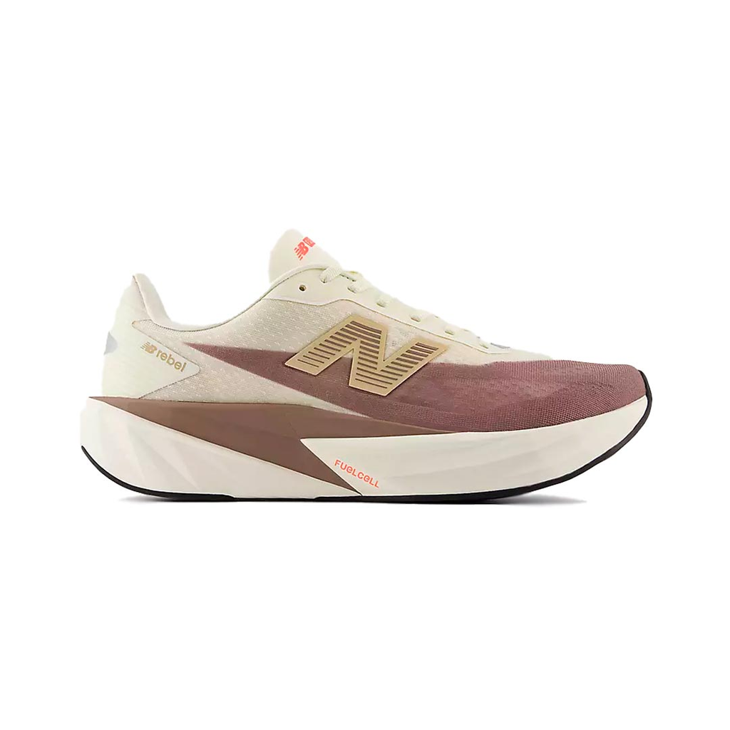 ZAPATO RUNNING NEW BALANCE REBEL V5 WHITE/BROWN