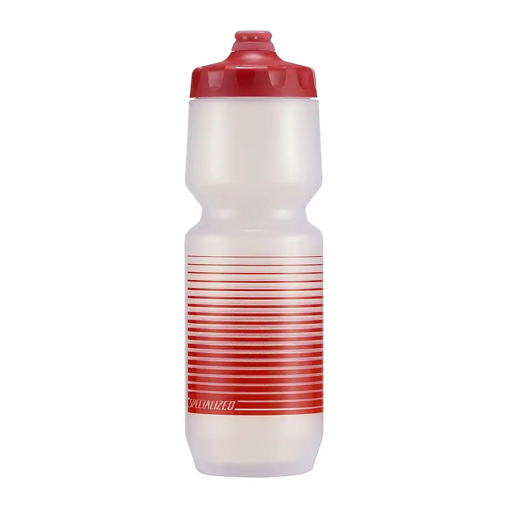 BOTELLA SPZ PURIST FIXY BTL CLR/RED LINEAR STRIPE 26 OZ