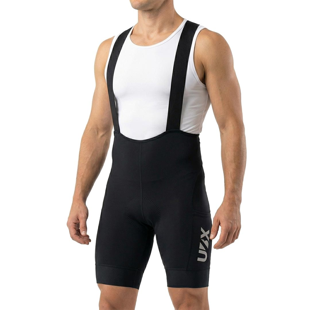 LICRA CICLISMO UBX CYLCING BOLSILLO LATERAL  NEGRO CABALLERO