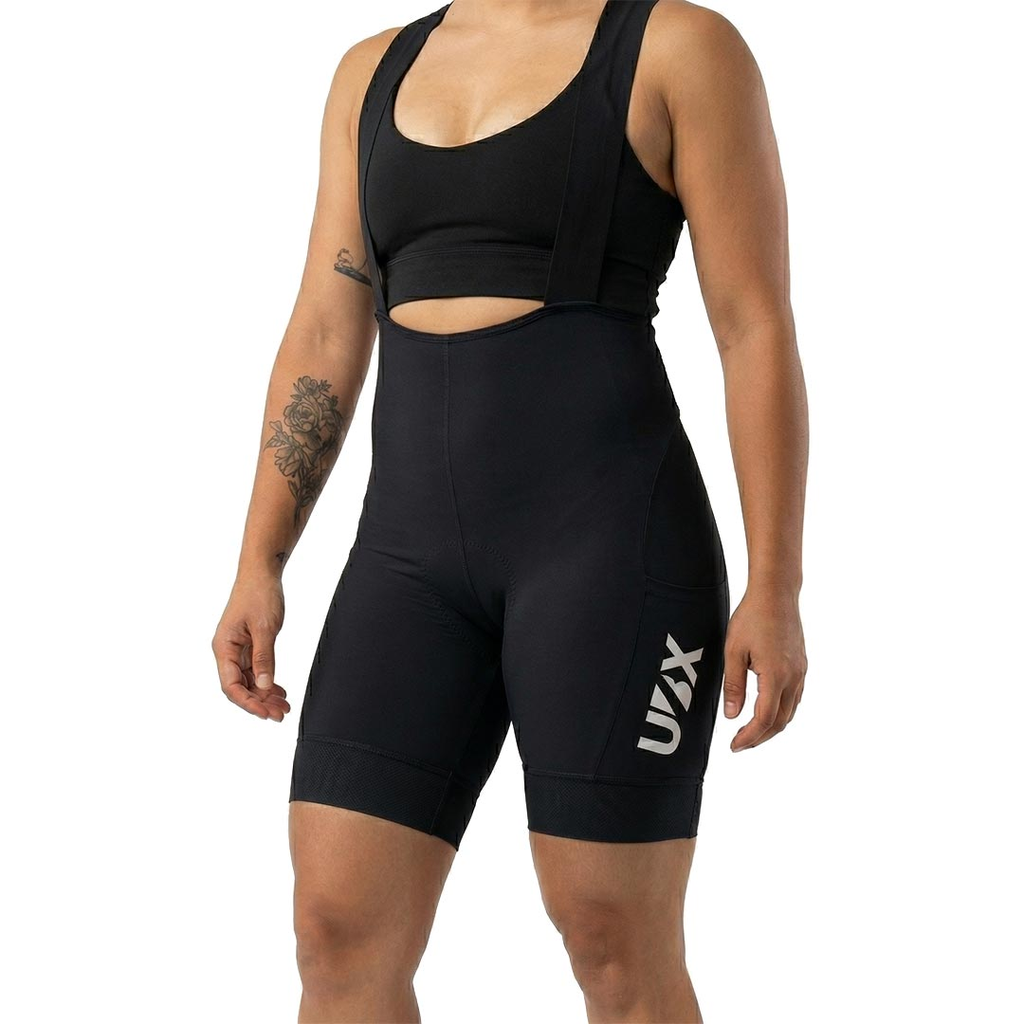 LICRA CICLISMO UBX CYLCING BOLSILLO LATERAL  NEGRO DAMA