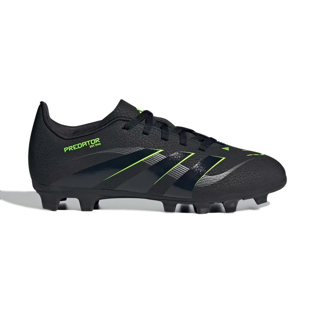 ZAPATO FUTBOL ADIDAS PREDATOR CLUB FG/MG BLACK/GREEN JNR
