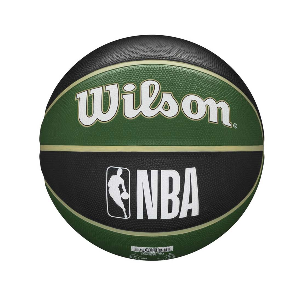 BALON BASKETBALL WILSON NBA TRIBUTE MIL BUCKS #7 GREEN/BLACK