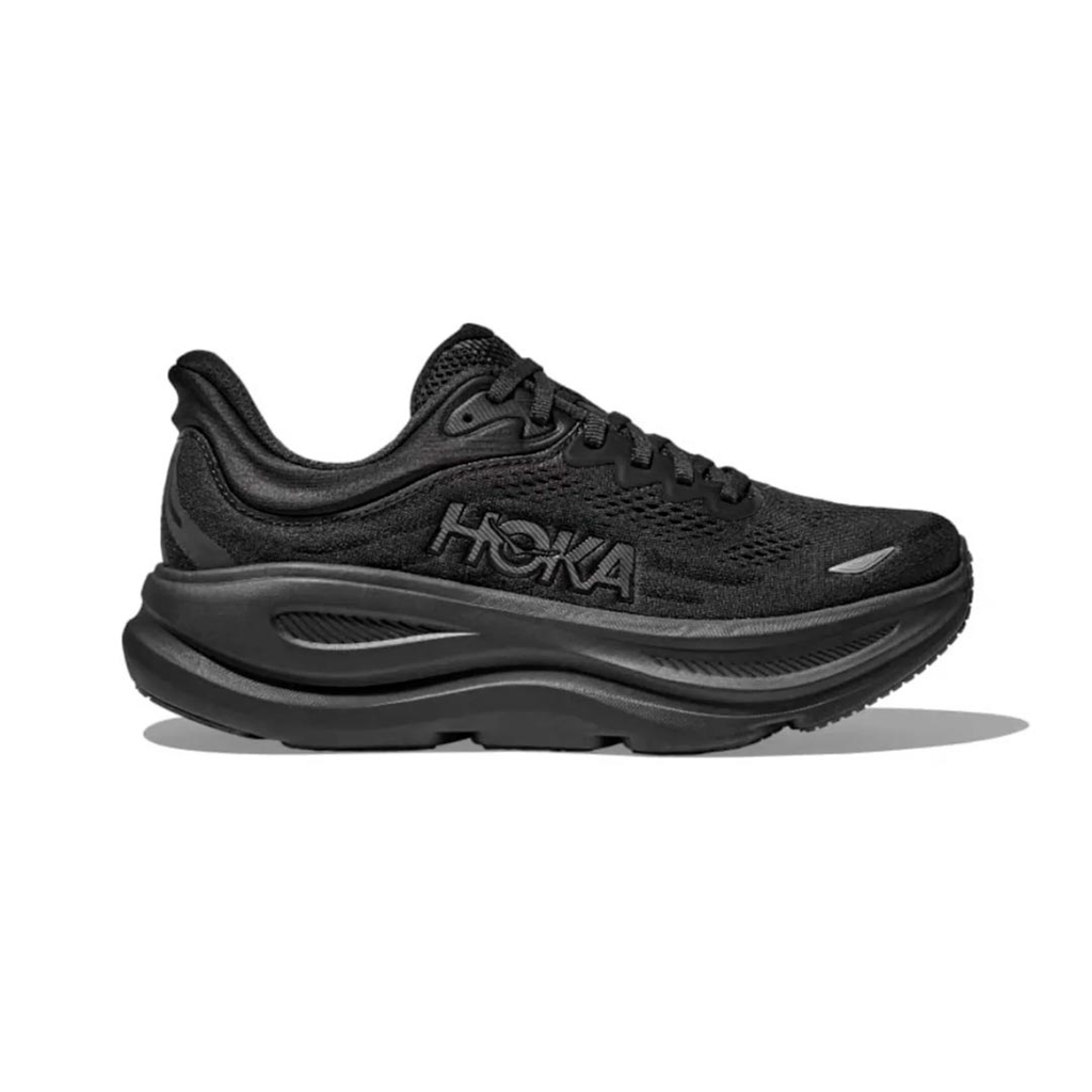 ZAPATO RUNNING HOKA BONDI 9 BLACK/BLACK CABALLERO
