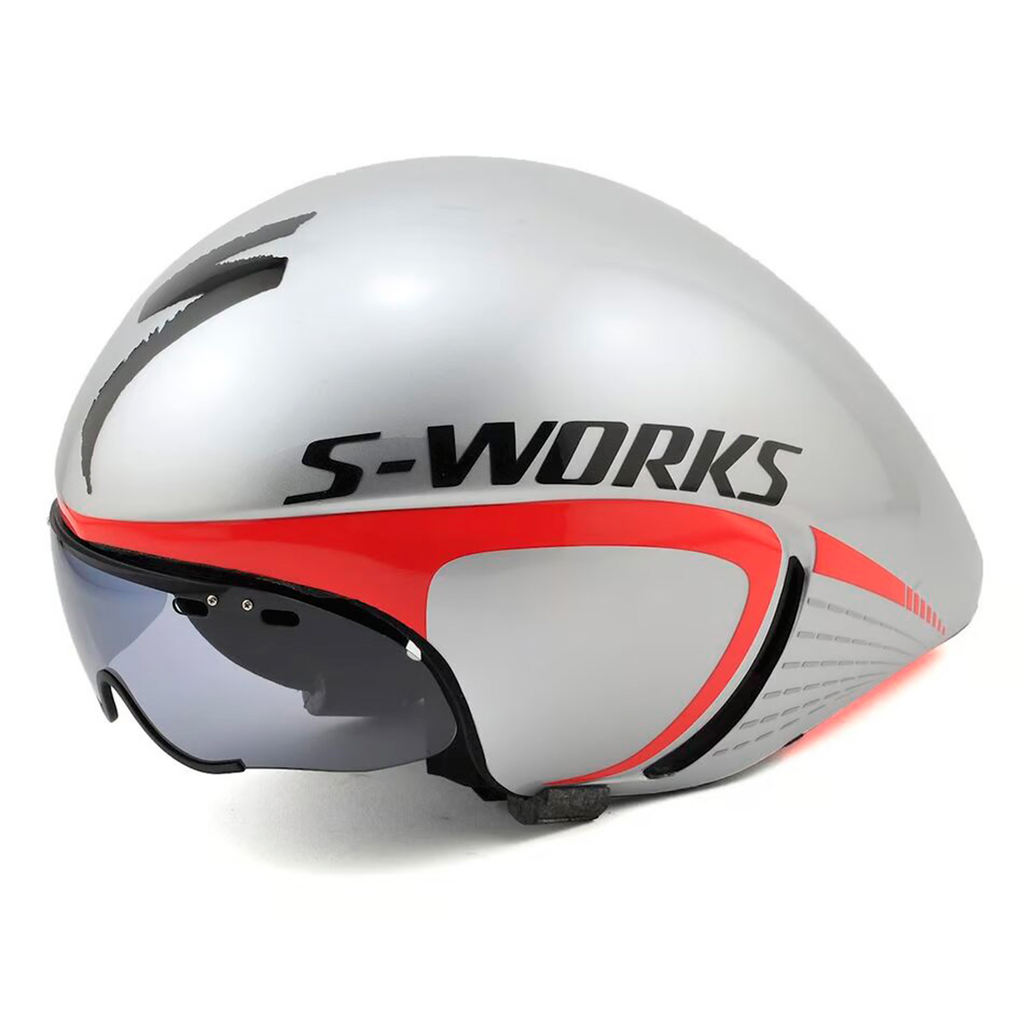 CASCO SPZ S-WORKS TT CPSC SIL/RED