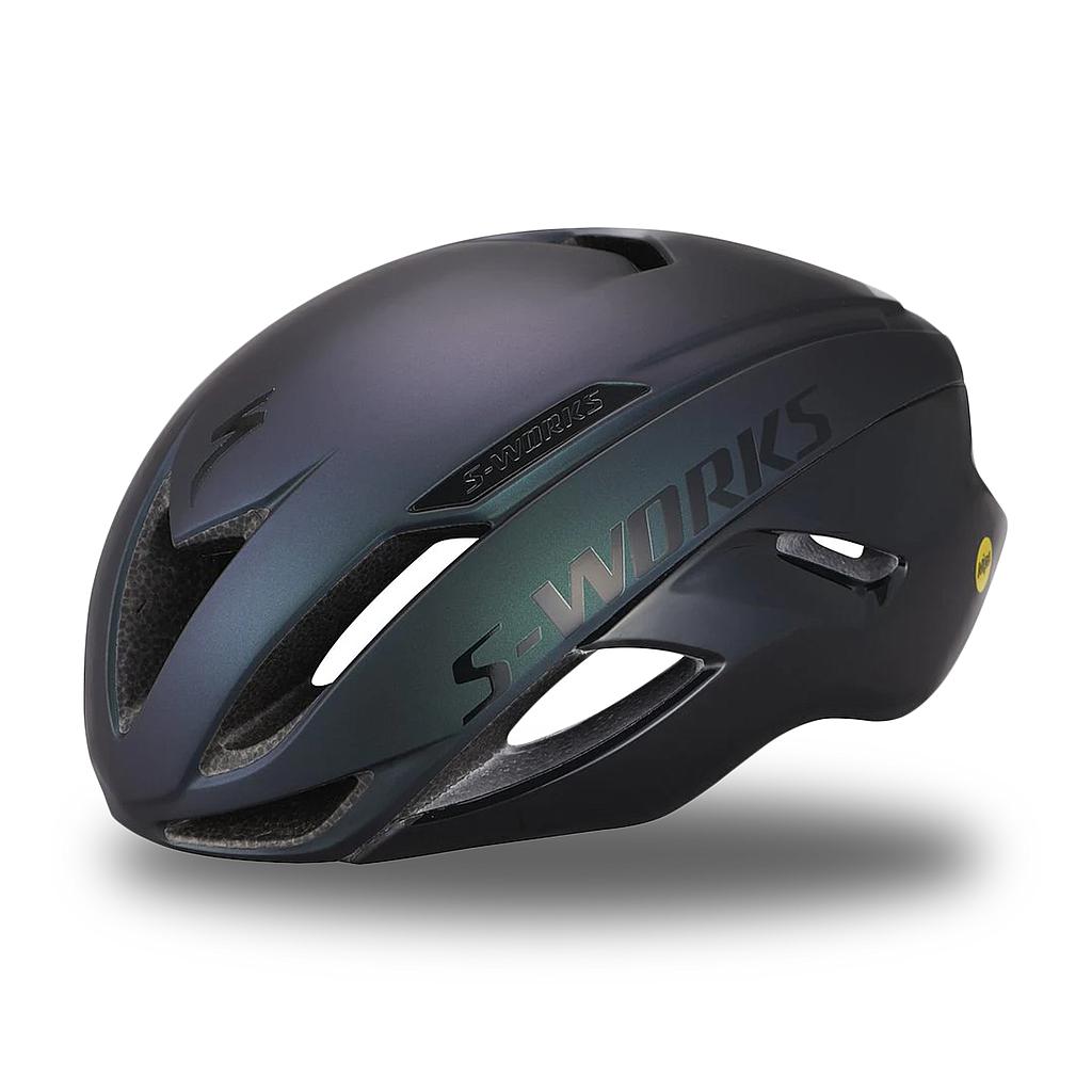 CASCO SPZ EVADE S-WORKS II HLMT ANGI READY MIPS CPSC CMLN/BLK