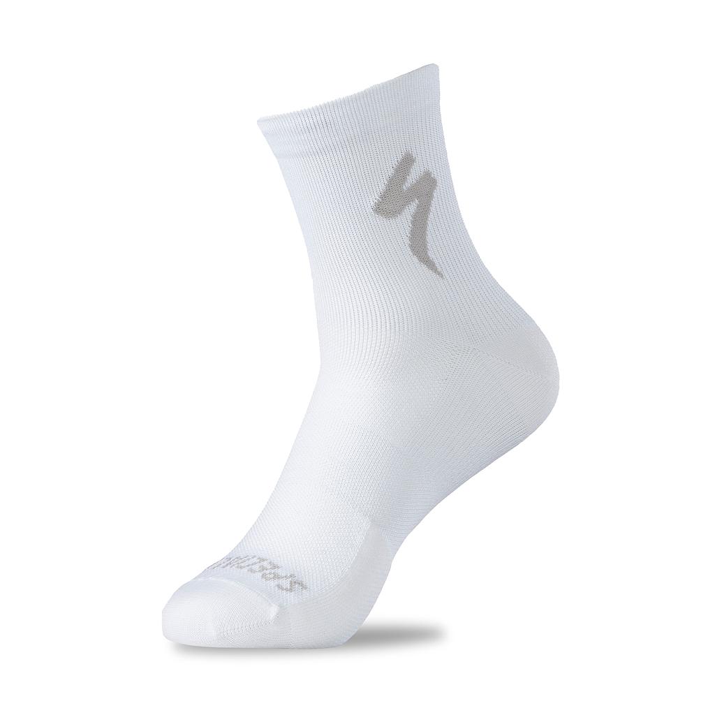 MEDIA SPZ SOFT AIR MID LOGO SOCK WHT UNISEX