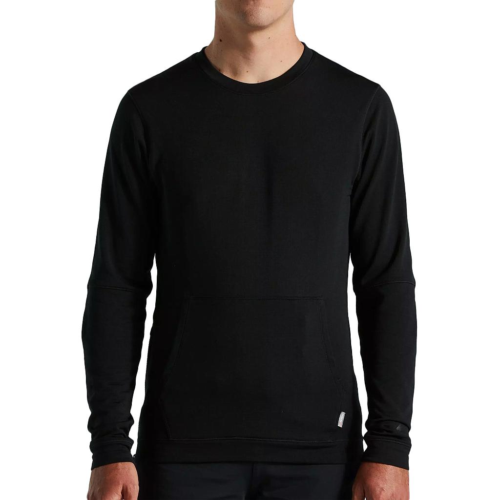 JERSEY SPZ TRAIL POWERGRID LS BLK