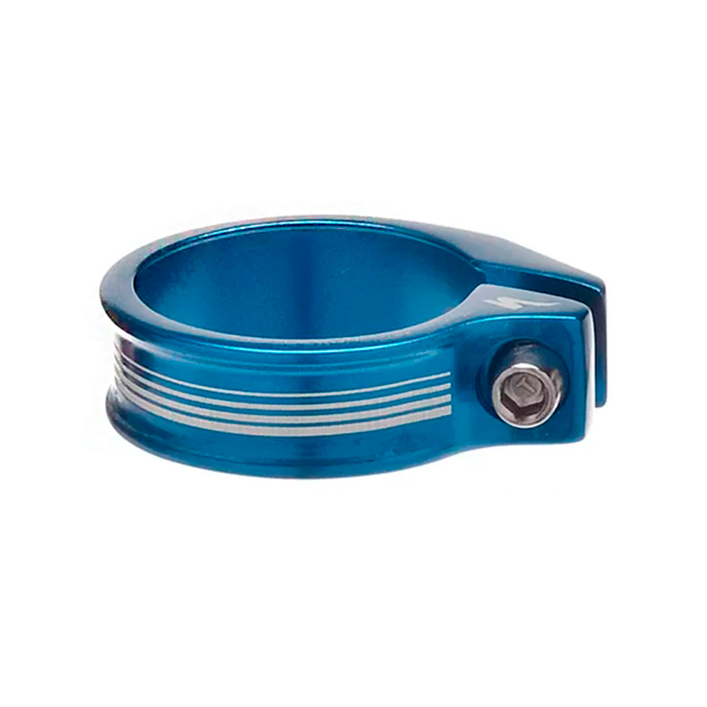 ABRAZADERA SPZ TUBO ANODIZADO 37MM AZUL