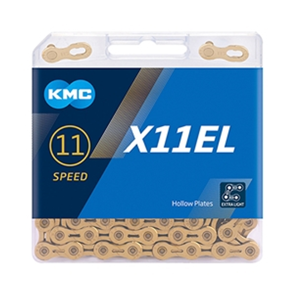 CADENA KMC X11EL 11V TI-N GD 118L E-BIKE