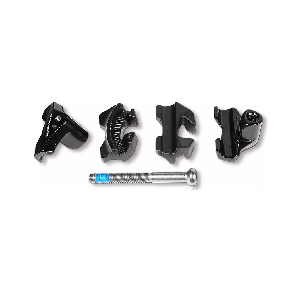 CARRIL DEL SILLIN SPZ ALIEN HEAD CARBON RAIL CLAMP BLK 7X9MM