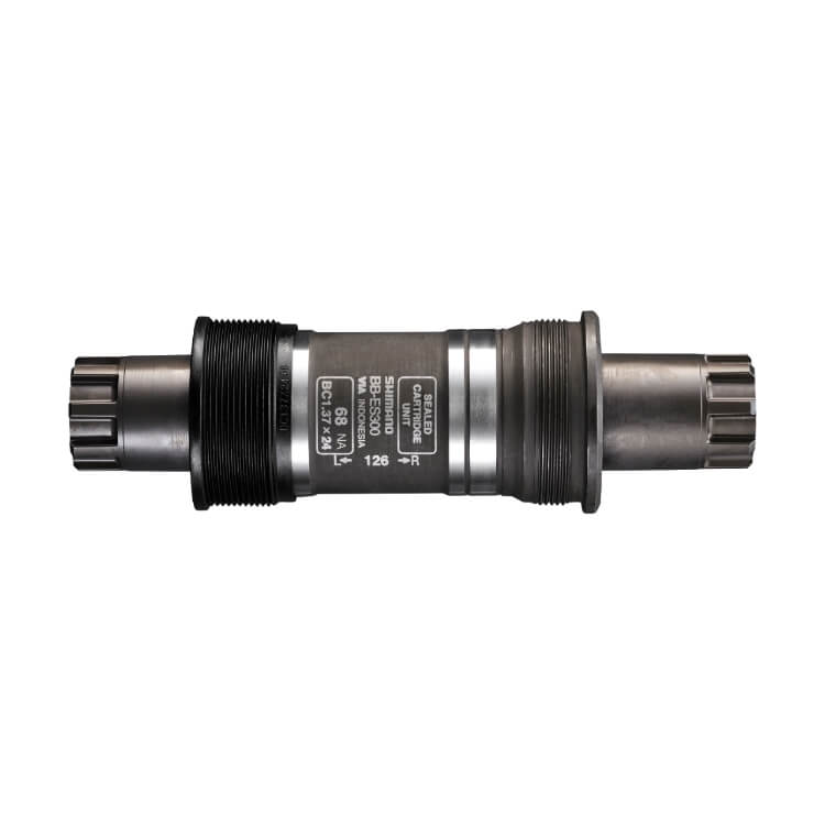 EJE CENTRAL SELLADA (SHIMANO) BB-ES300 118MM (BSA) 68MM OCTALINK NO INCLUYE TORNILLOS EMPAQUE INDIVIDUAL.