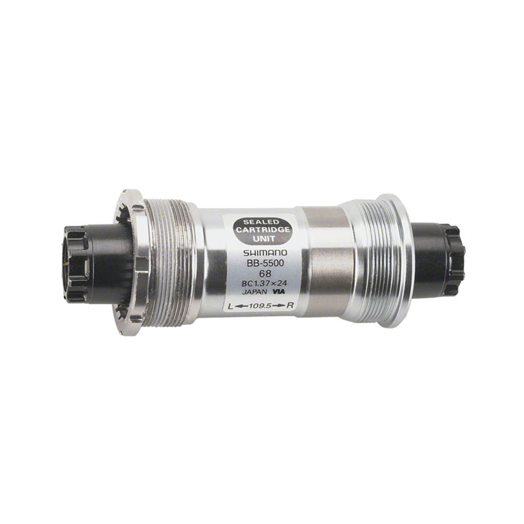 EJE SELLADO CENTRAL SHIMANO BB-5500 ESTRIADO MEDIDA ITALIANA 109.5MM