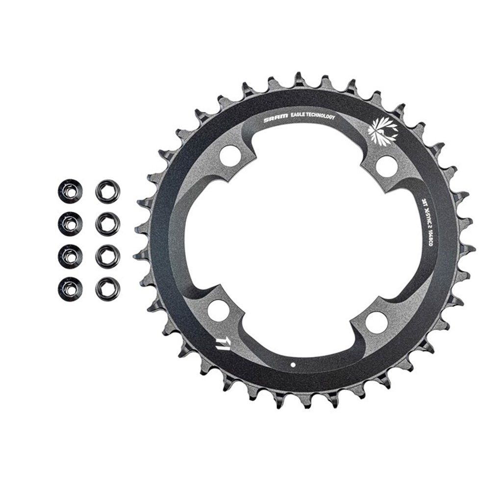PLATO DE CADENA MTB/E-BIKE SPZ EAGLE CHAINRING SRAM 38T 104BCD AL EMTB W/BOLTS 00.6218.011.008