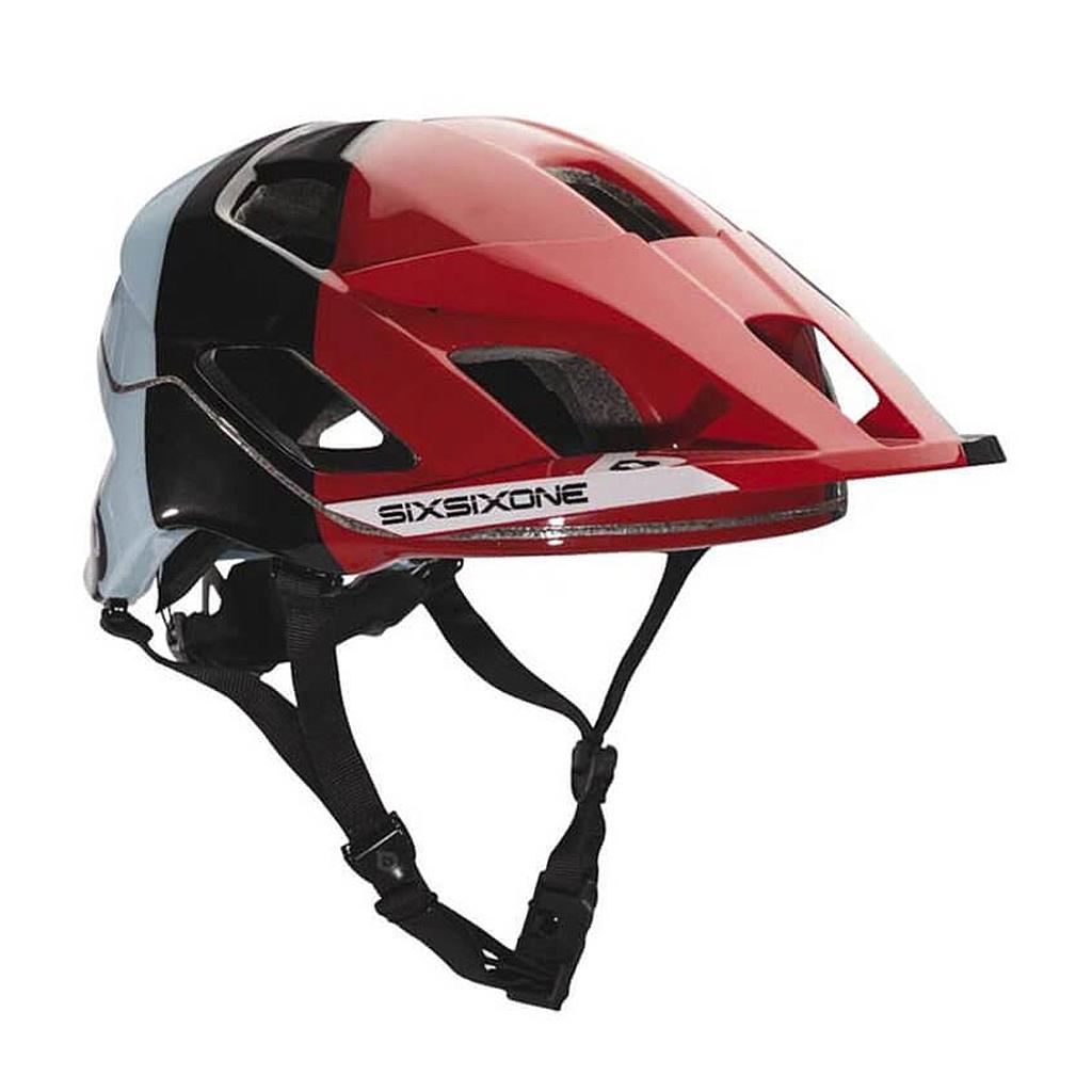 CASCO ENDURO SIXSIXONE EVO AM HELMET CPSC LEMANS BLK/RED