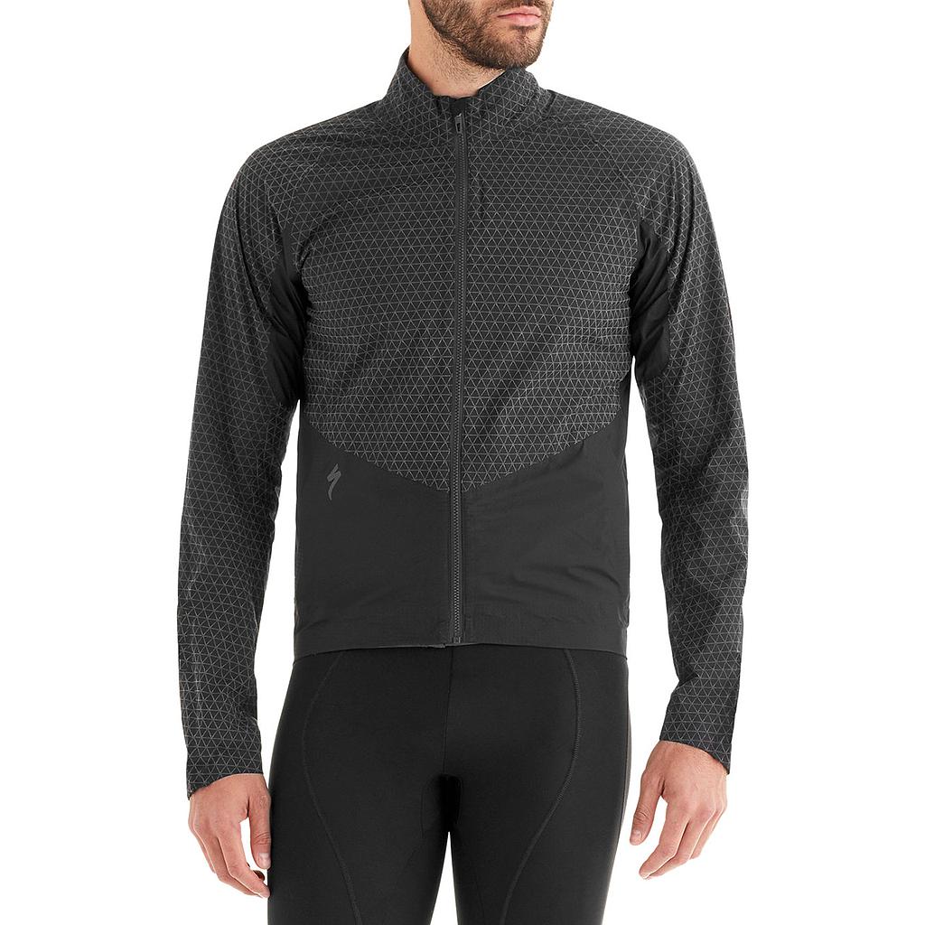 CHAQUETA CICLISMO SPZ DEFLECT REFLECT H2O JACKET BLK