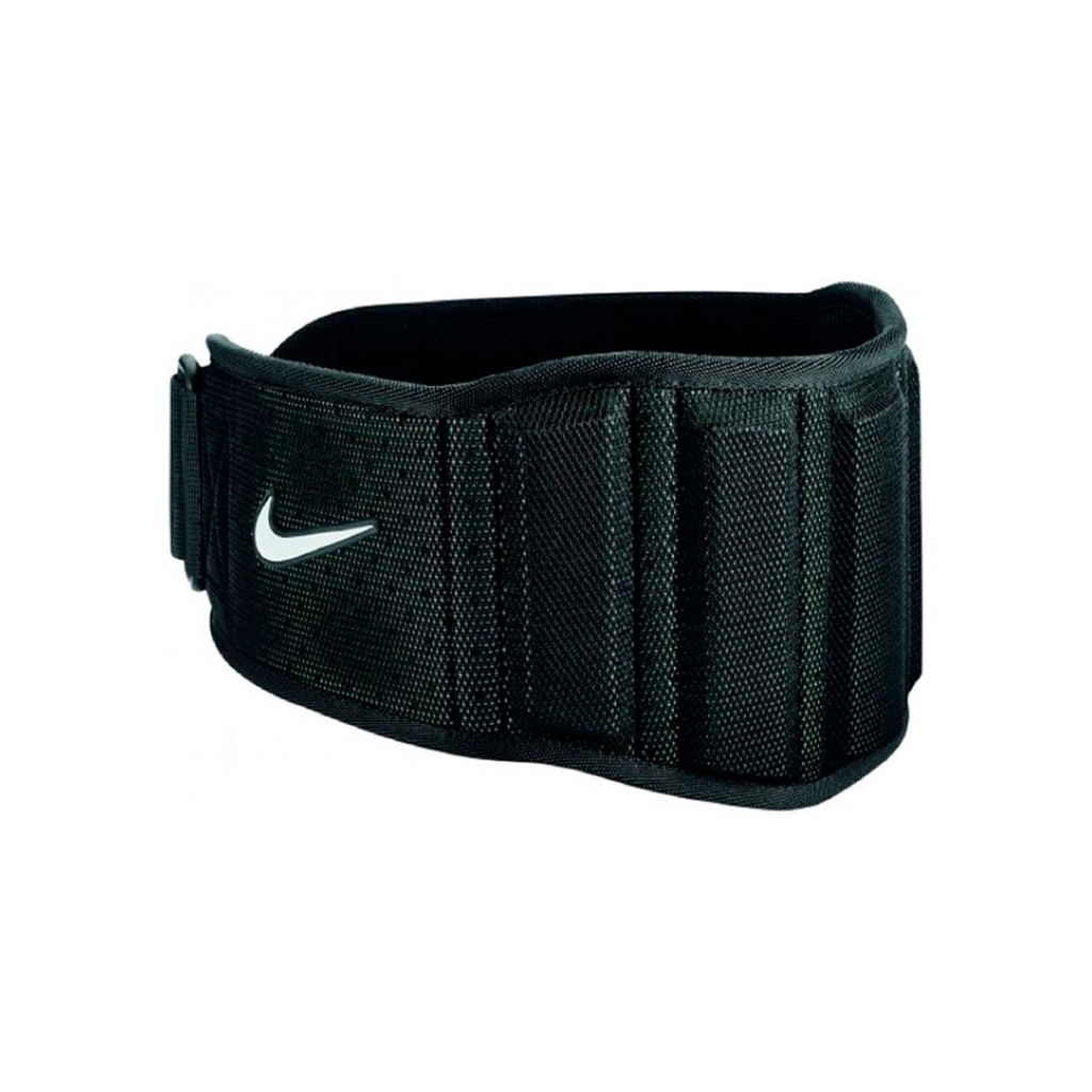 CINTURON DE PESAS NIKE STRUCTURED TRAINING BELT BLK/BLK/WHT