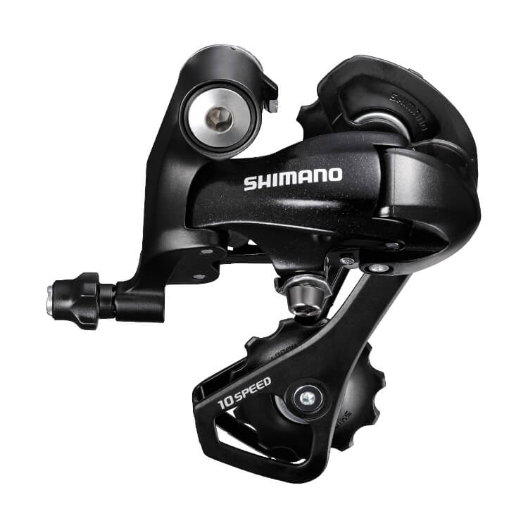 CAMBIO TRASERO SHIMANO RD-R350 SS 10 V MONTAJE DIRECTO EMPAQUE INDIVIDUAL.