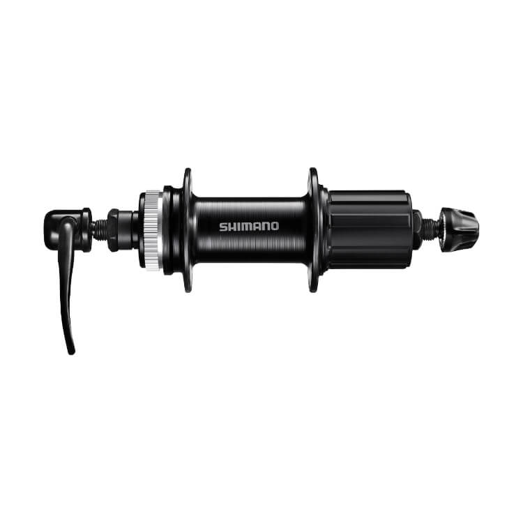 MAZAS SHIMANO TX505-8 32H x 32H CENTER LOCK DELANTERA Y TRASERA COMPATIBLE PARA 8/9/10 V INCLUYE BLOQUEOS.                                 