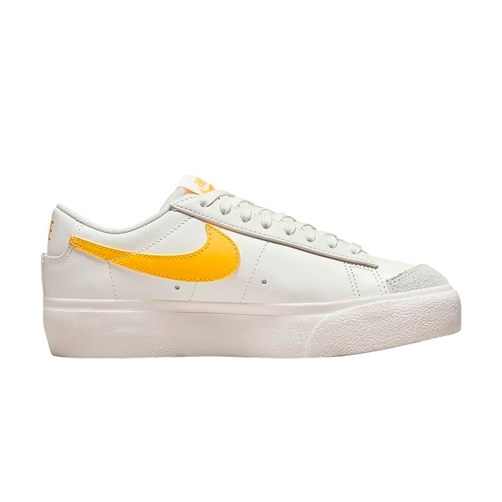 ZAPATO TRAINNING NIKE BLAZER LOW PLATFORM SAIL/VIVID SULFUR-PALE IVORY