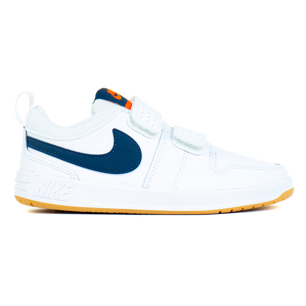 ZAPATO TRAINNING NIKE PICO 5 PSV WHT/MID NVY-ORNG-GM LT BRWN