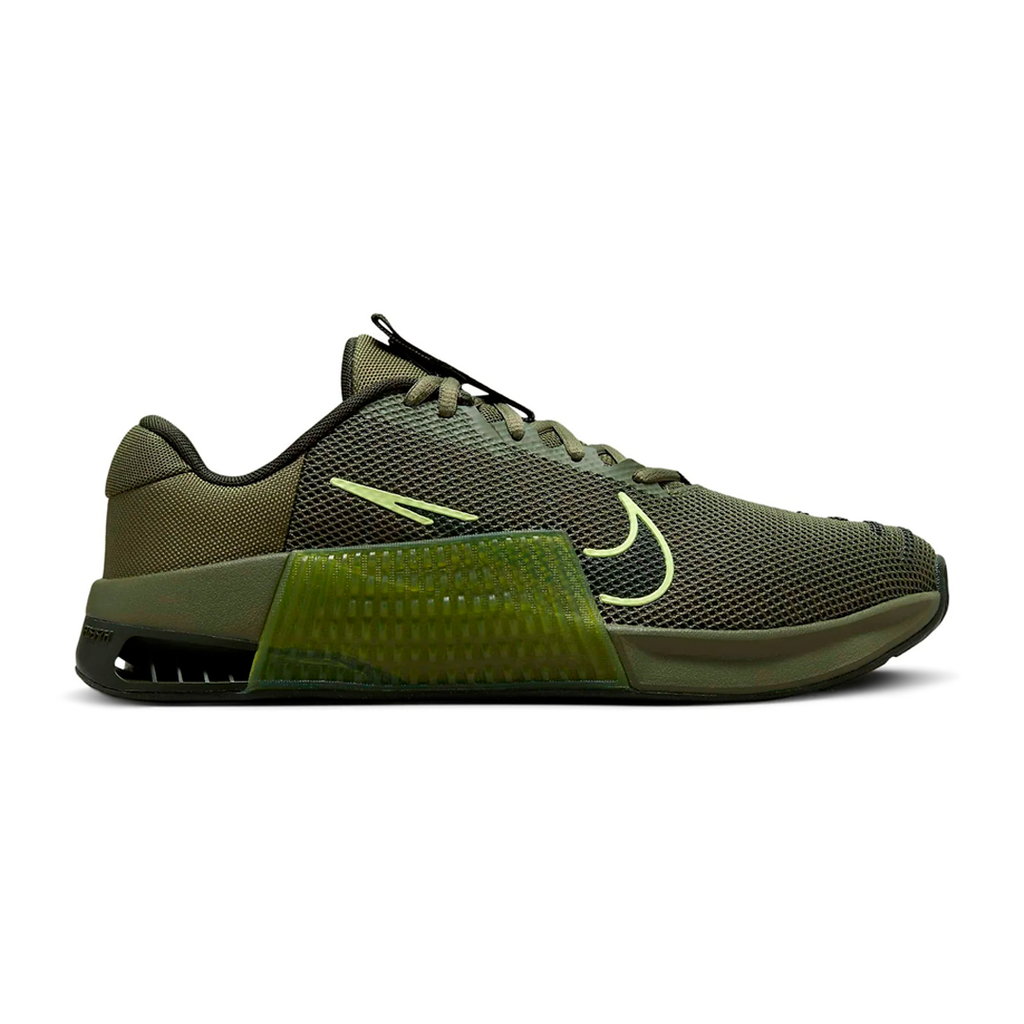 ZAPATO TRAINNING NIKE METCON 9 SQ/MD OLV-HGH VLTG-LMNS GRN