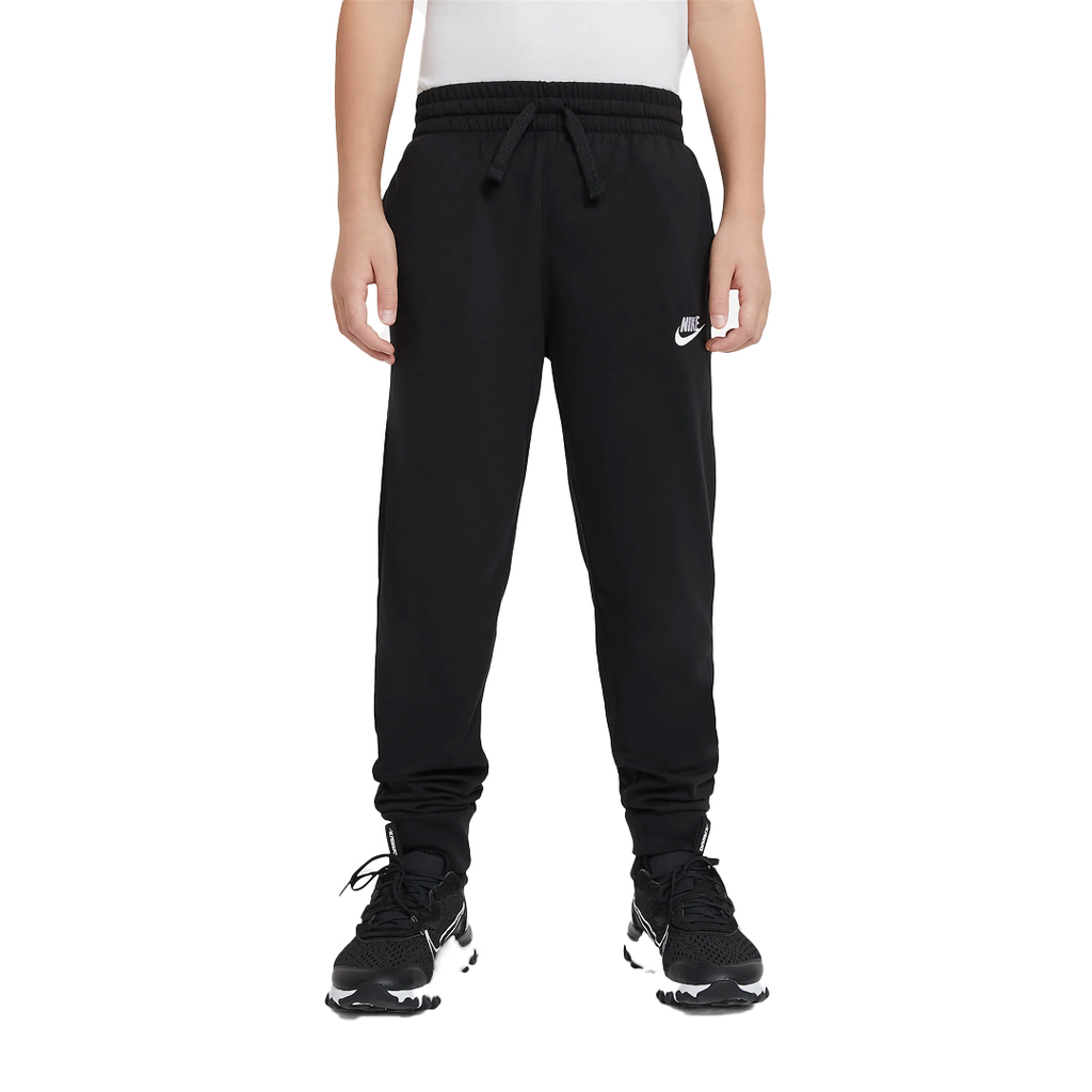 PANTALON TRAINNING NIKE B NSW PANT JERSEY JOGGER BLACK/WHITE