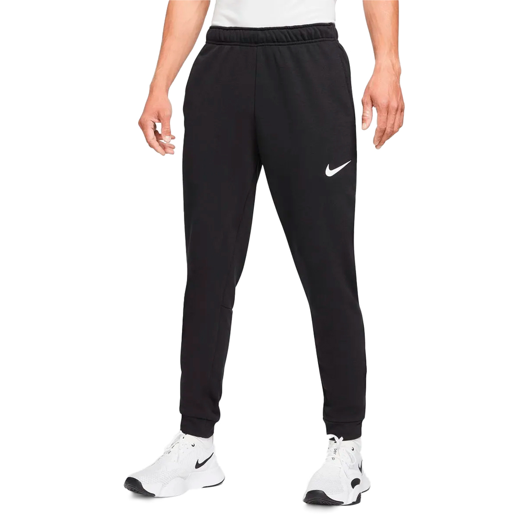 PANTALON TRAINNING NIKE M NK DF FLC PANT TAPER BLACK/WHITE