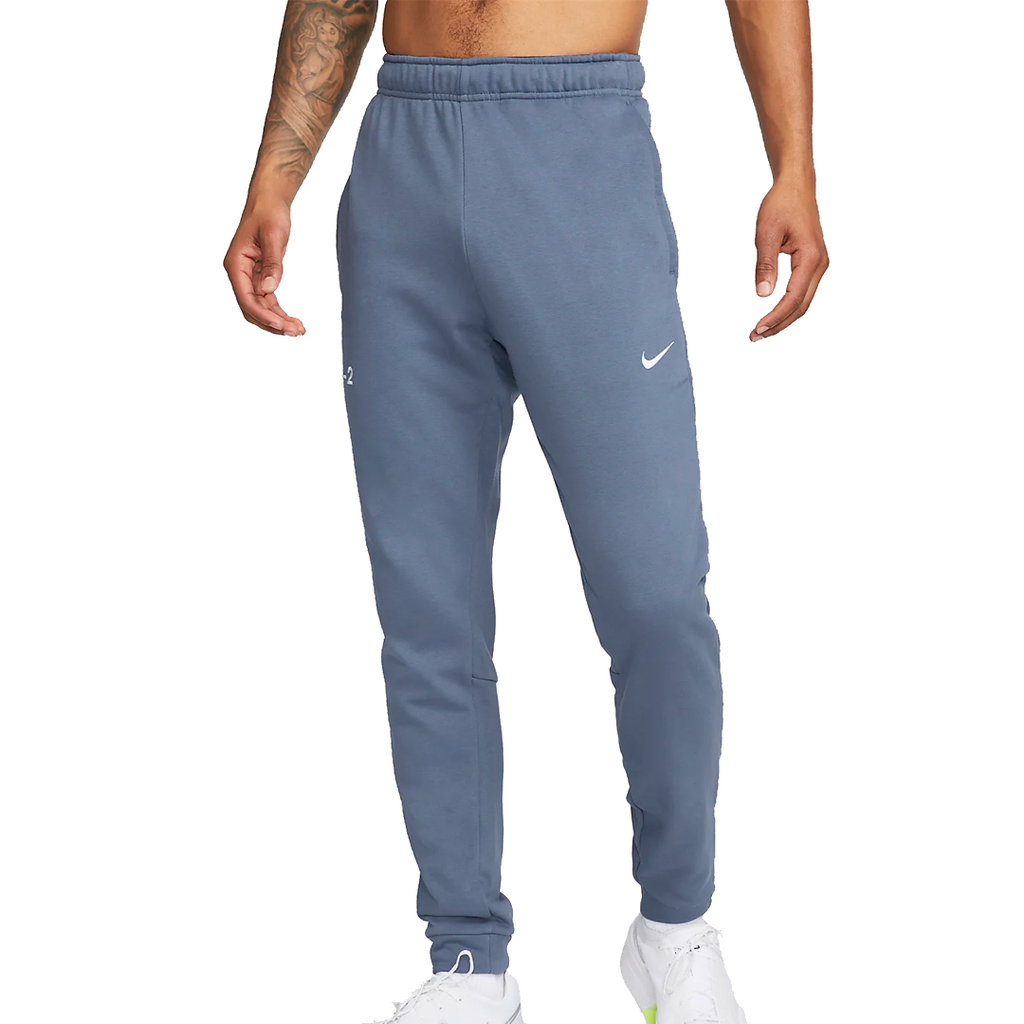 PANTALON TRAINNING NIKE M NK DF S72 FLC TAPER PANT DIFFUSED BLUE/WHITE