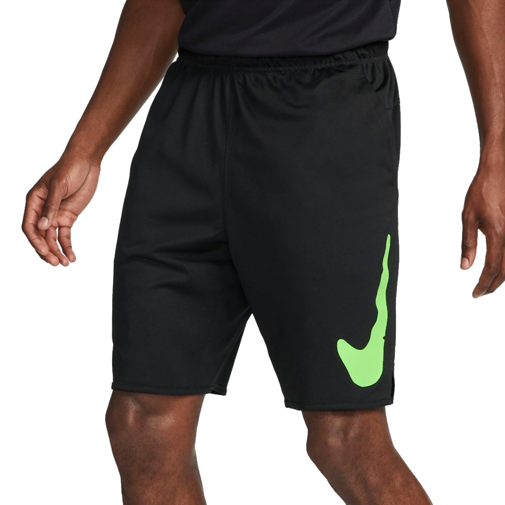 SHORT TRAINNING NIKE M NK DF S72 TOTALITY KNIT 9UL BLACK/LIME BLAST