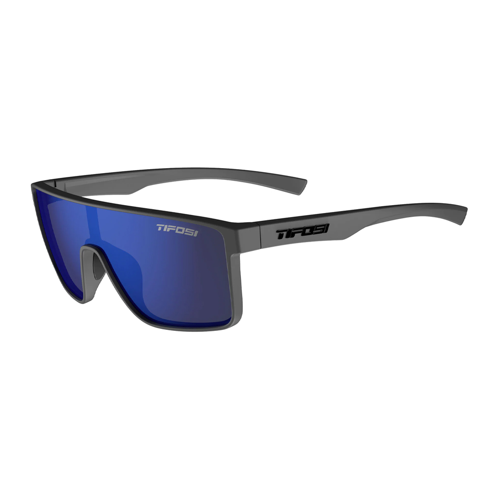 LENTE CICLISMO TIFOSI SANCTUM MATTE GUNMETAL COBALT BLUE MIRROR
