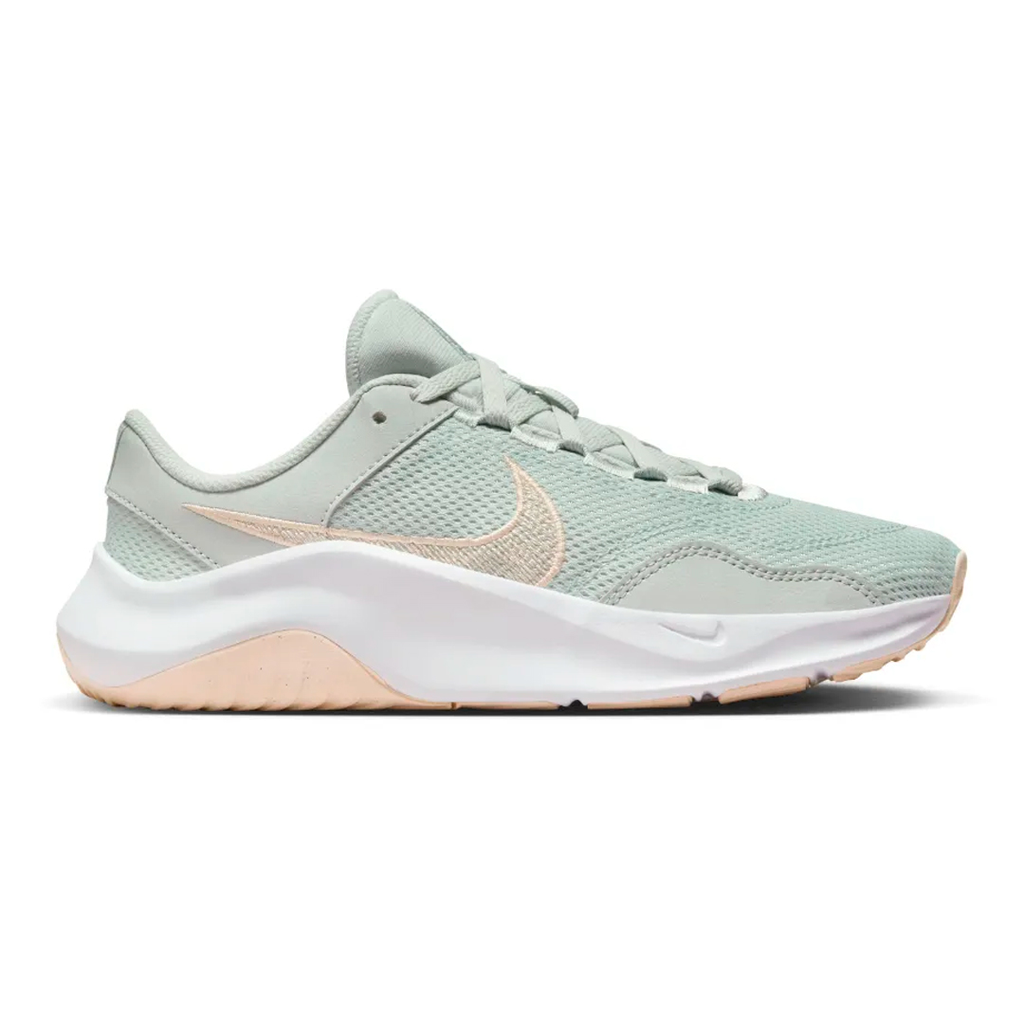 ZAPATO TRAINNING NIKE LEGEND  ESSENTIAL 3 LT SILVER/GUAVA ICE-MICA GREEN