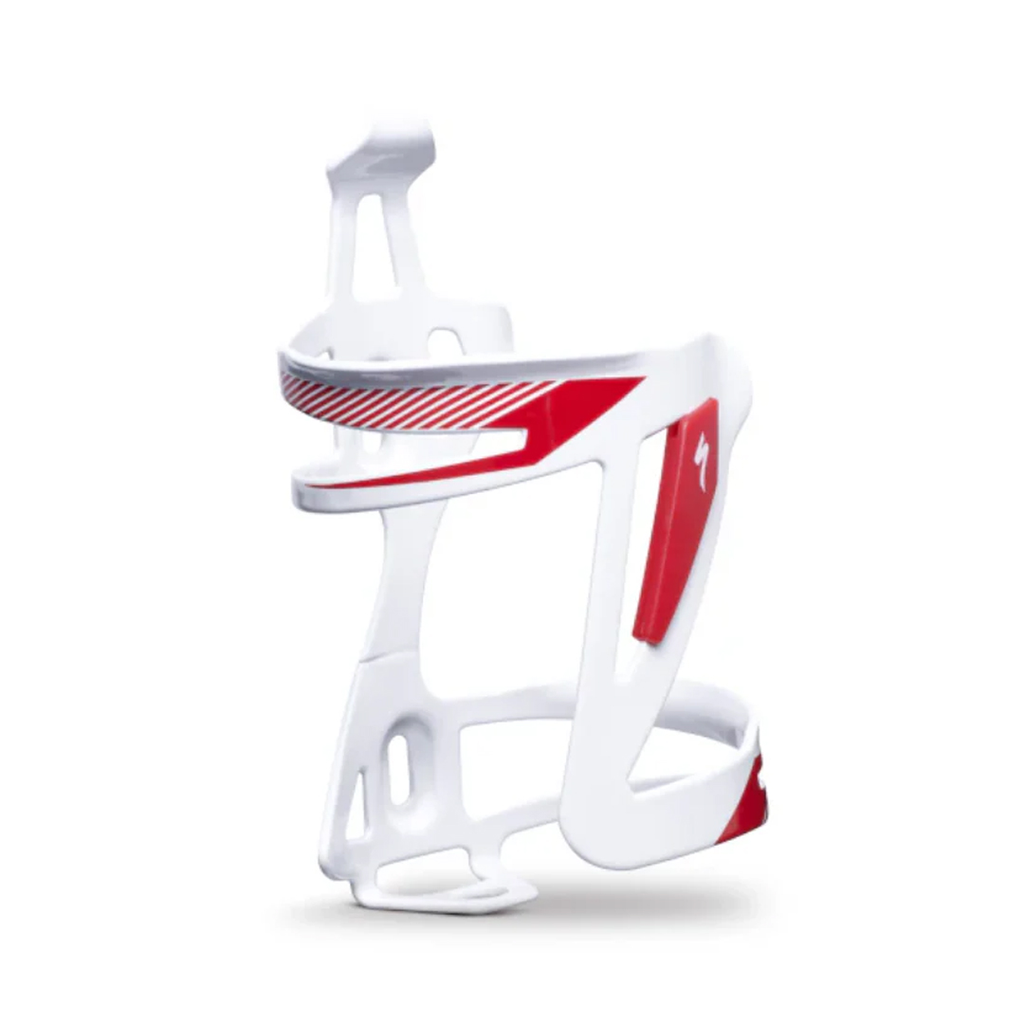 PORTABOTELLA SPZ ZEE CAGE II ALLOY WHT/RED