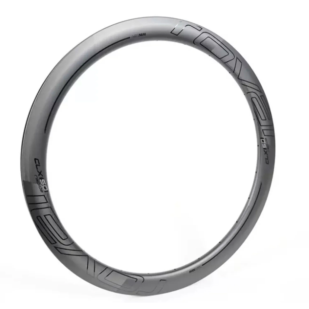 RIM SPZ MY17 CLX 50 DISC, 700C, REAR, CARBON, 24H, 20.7MM INTERNA SATIN CARBON / GLOSS BLACK