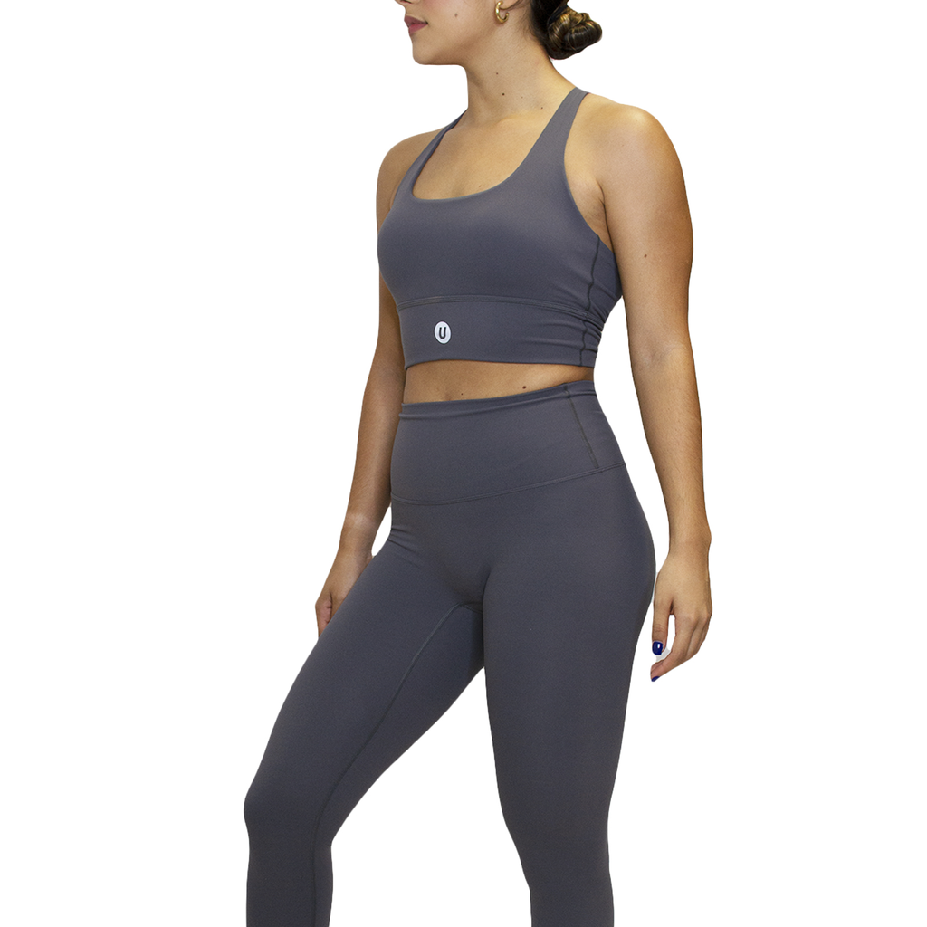 SET UBX FITNESS 2024 LEGGING-BRA GRIS