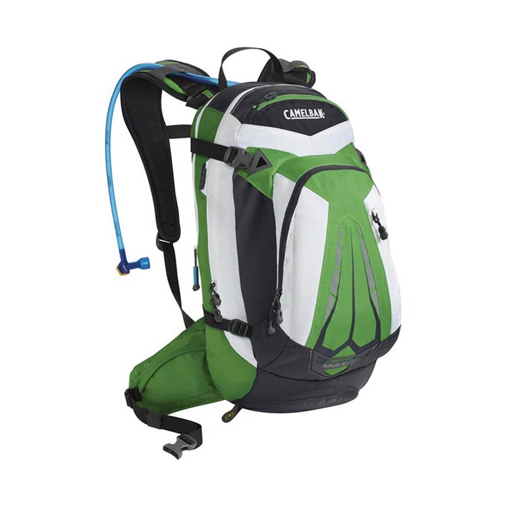 BOLSO HIDRATACION CAMELBAK MULE NV 100 OZ BRIGHT SHAMROCK/CHARCO