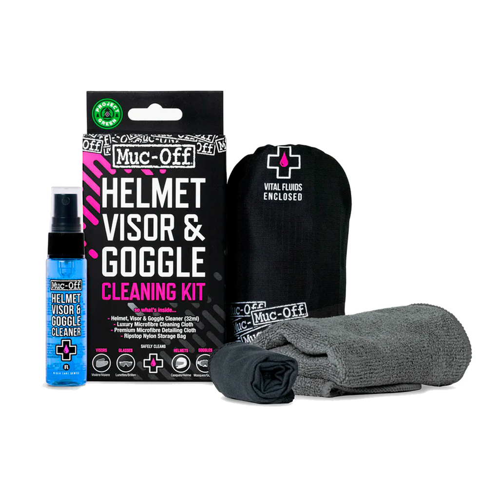 KIT LIMPIEZA MUC-OFF VISOR, ENT AND GOOGLEUC-OFF CLEANING KIT 