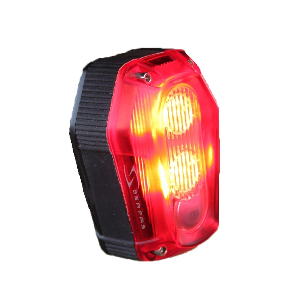 LUZ TRASERA SERFAS SERFAS 80 RECHARGEABLE TAIL LIGHT BLK