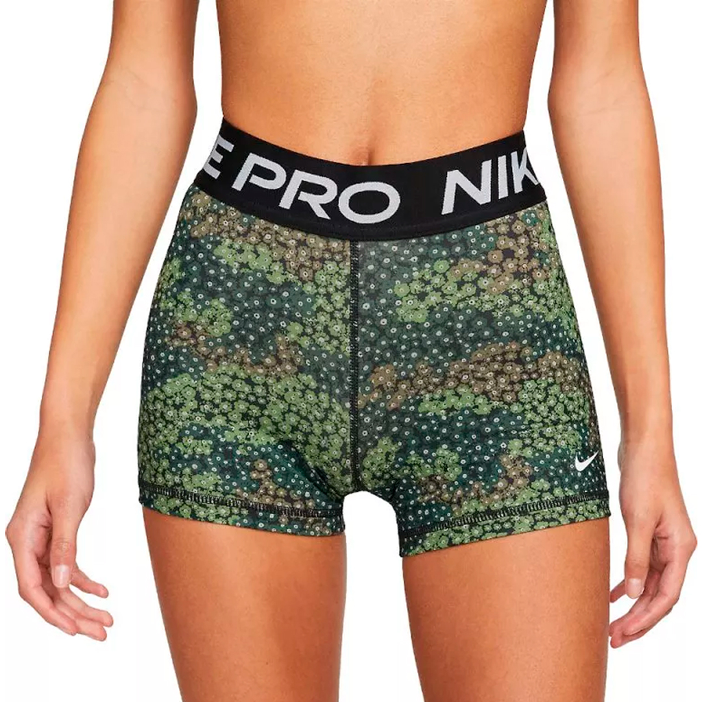 SHORT NIKE NP DF AOP SHORT 3IN TREELINE/BLACK/WHITE DAMA