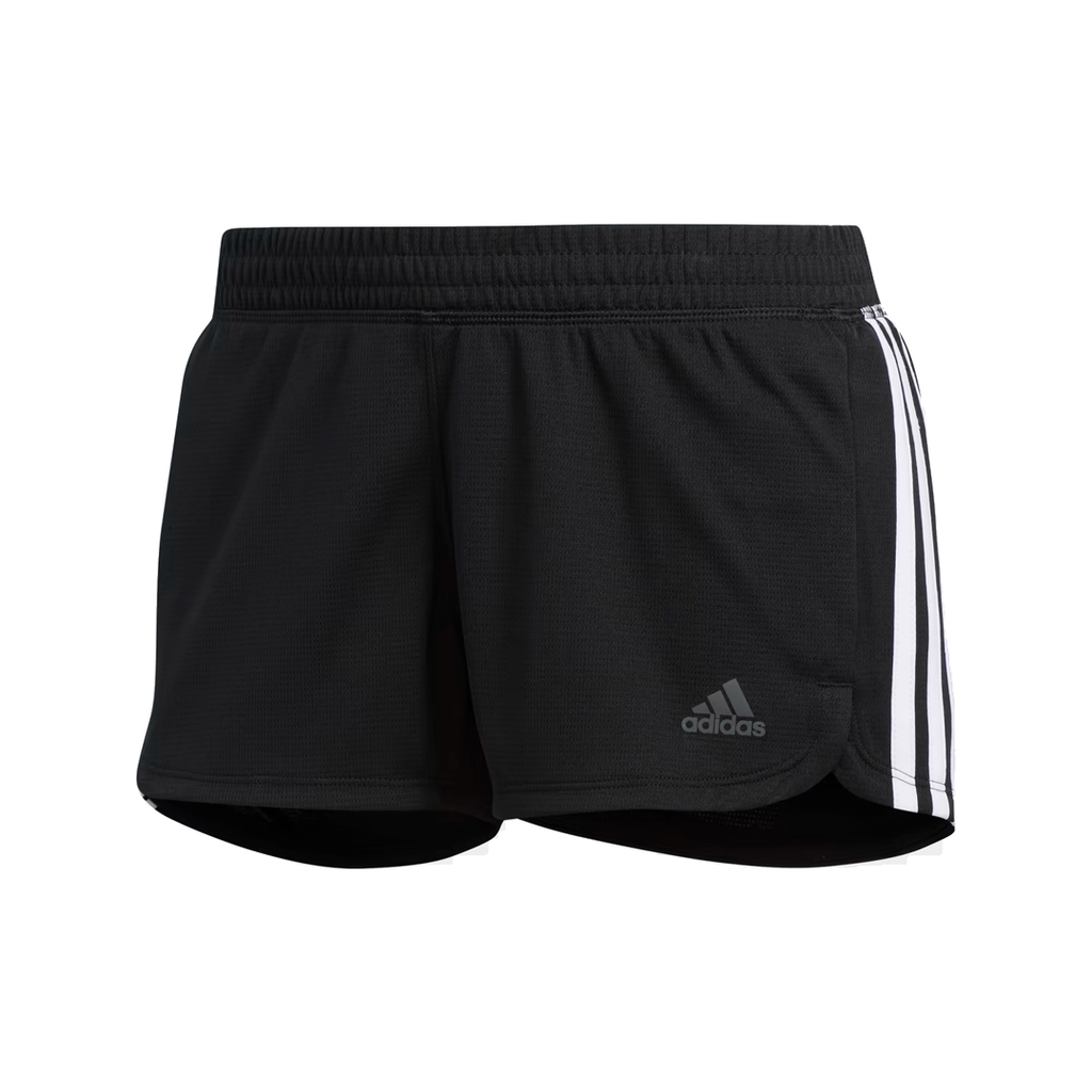 SHORT TRAINNING ADIDAS T PACER 3S KNIT BLK/WHT DAMA