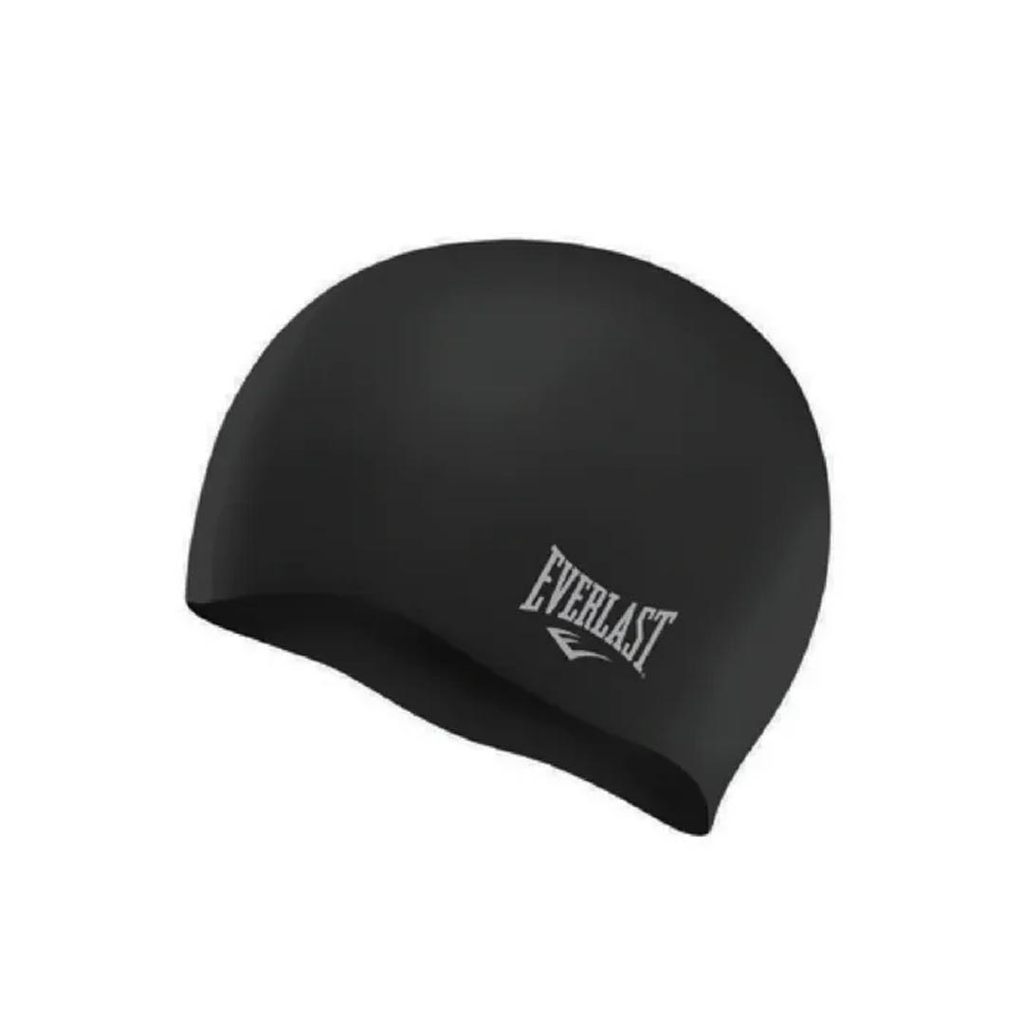 GORRO DE NATACION EVERLAST SILICON JR NEGRO
