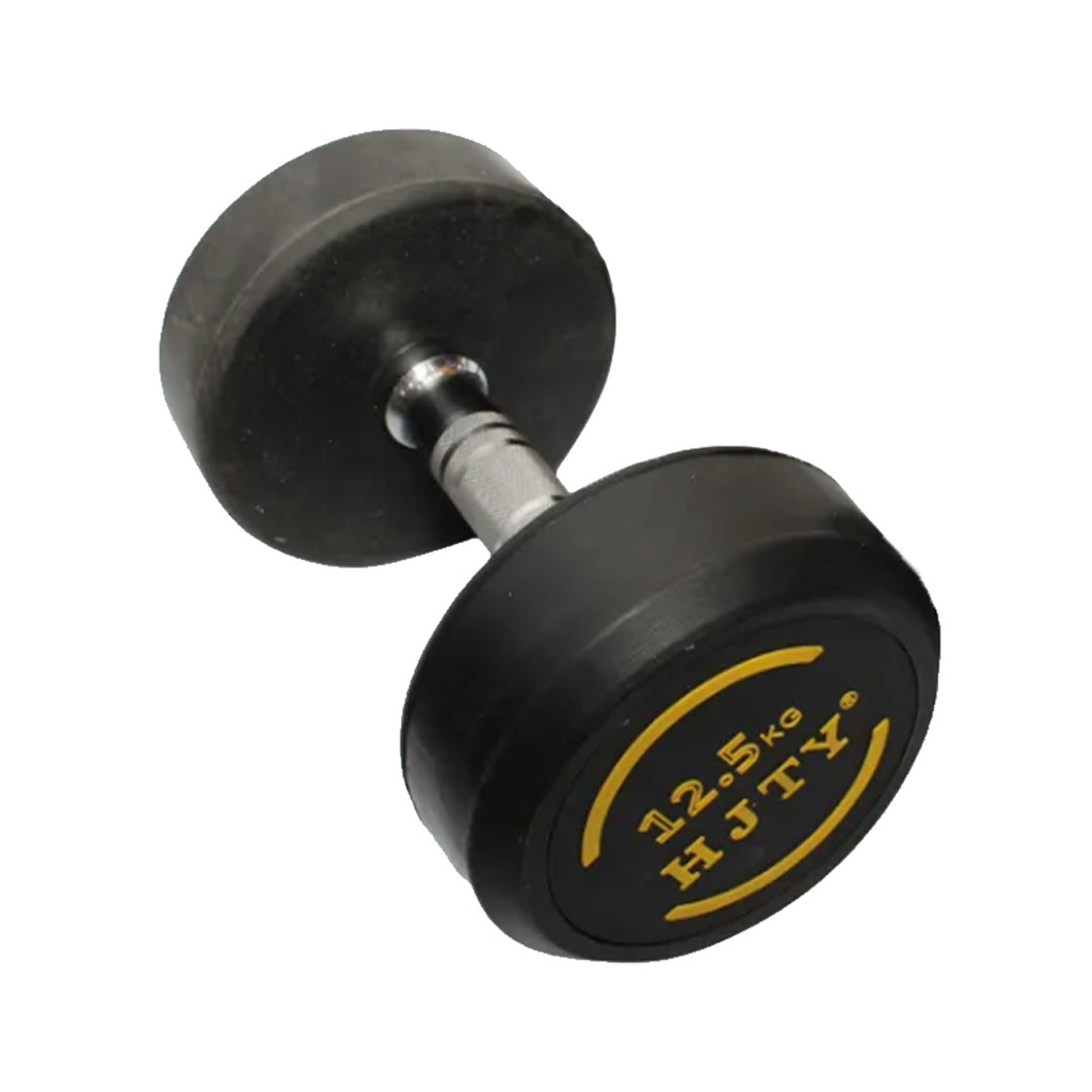 MANCUERNA 12.5KG RUBBER DUMBBELL