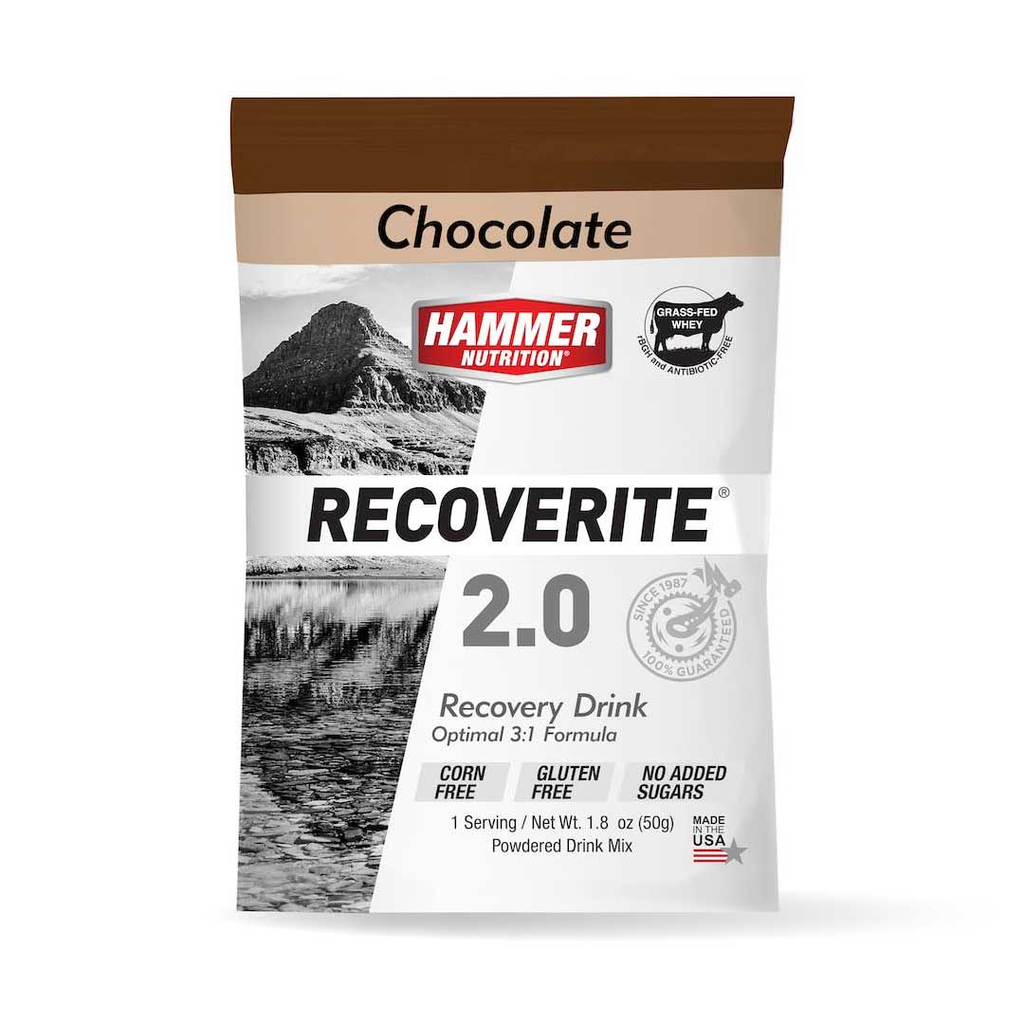BEBIDA ENERGETICA HAMMER RECOVERITE 2.0 CHOCOLATE 50G