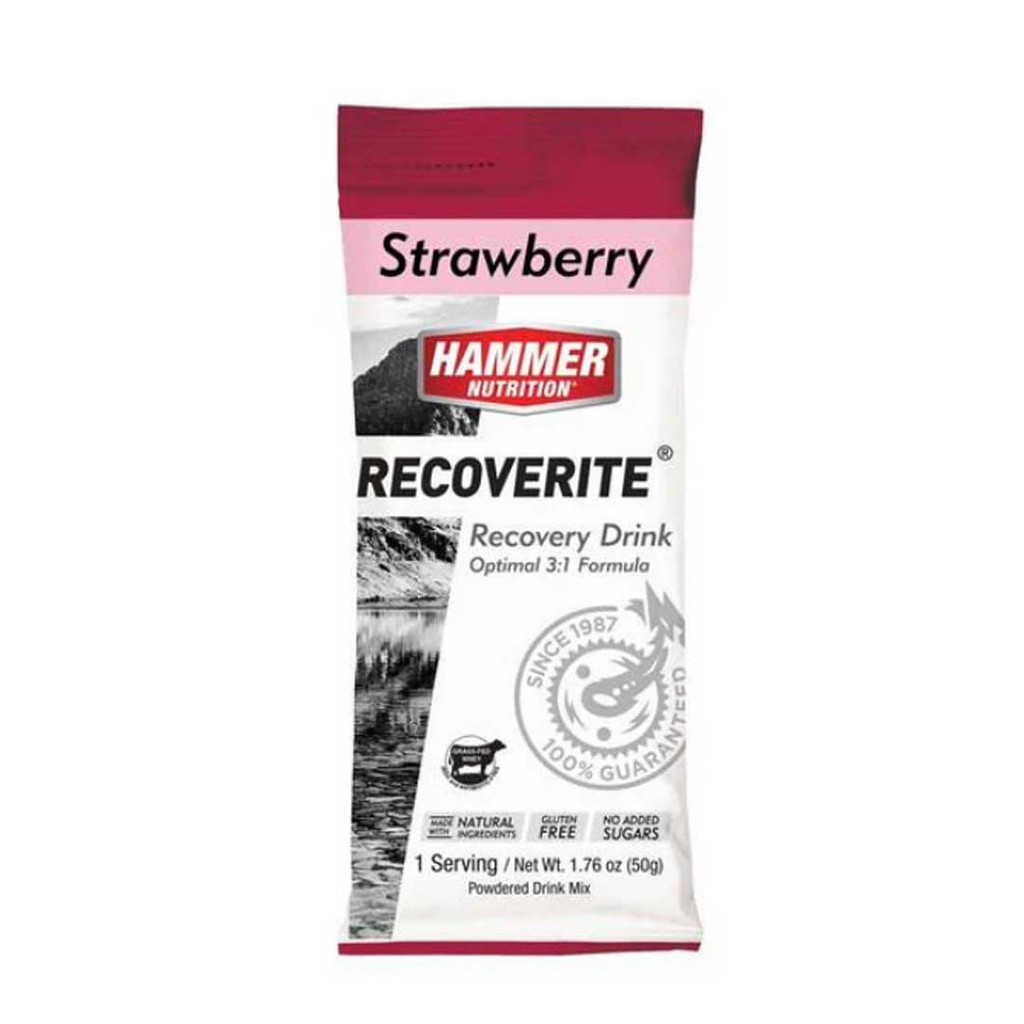 BEBIDA ENERGETICA HAMMER RECOVERITE STRAWBERRY SINGLE SERVING 50G